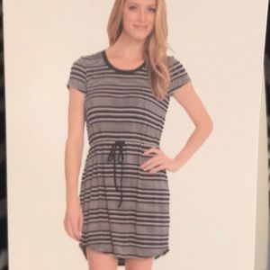 Olive & Oak navy  & grey jersey Med dress